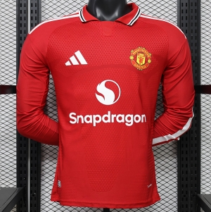 2627 M a Home long sleeve player version Soccer Jersey